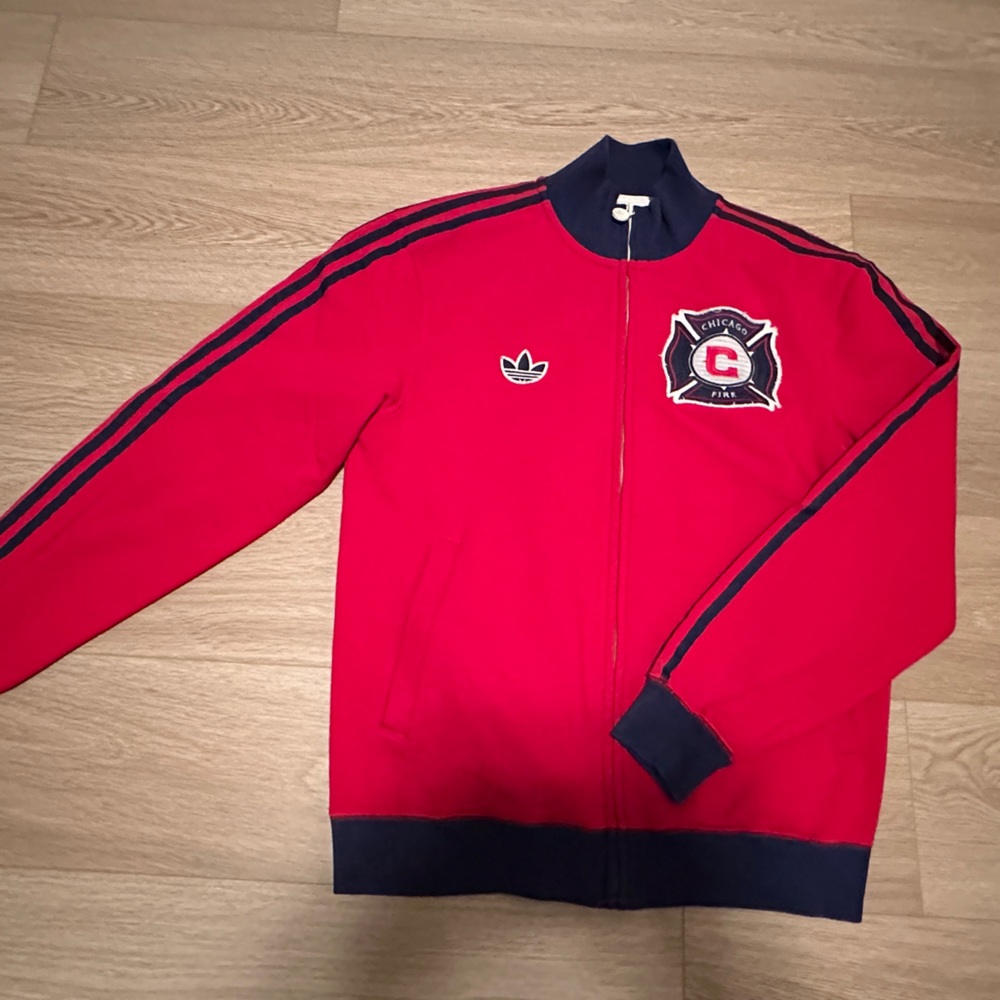 Adidas originals Chicago Fire FC track jacket MLS